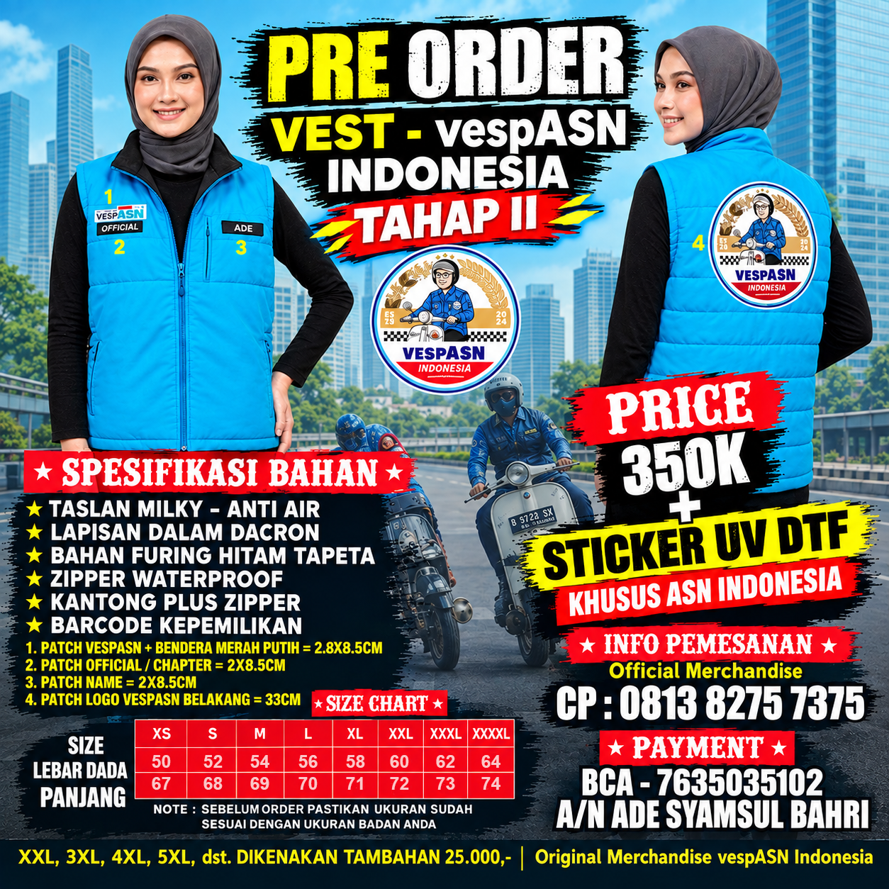 ROMPI VEST VESPASN INDONESIA
